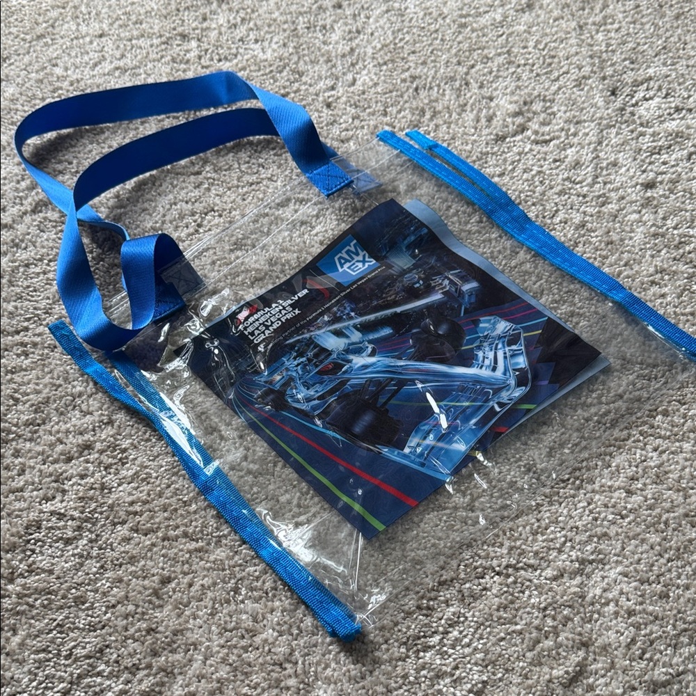 F1 Las Vegas Grand Prix Clear Tote Heineken Silver